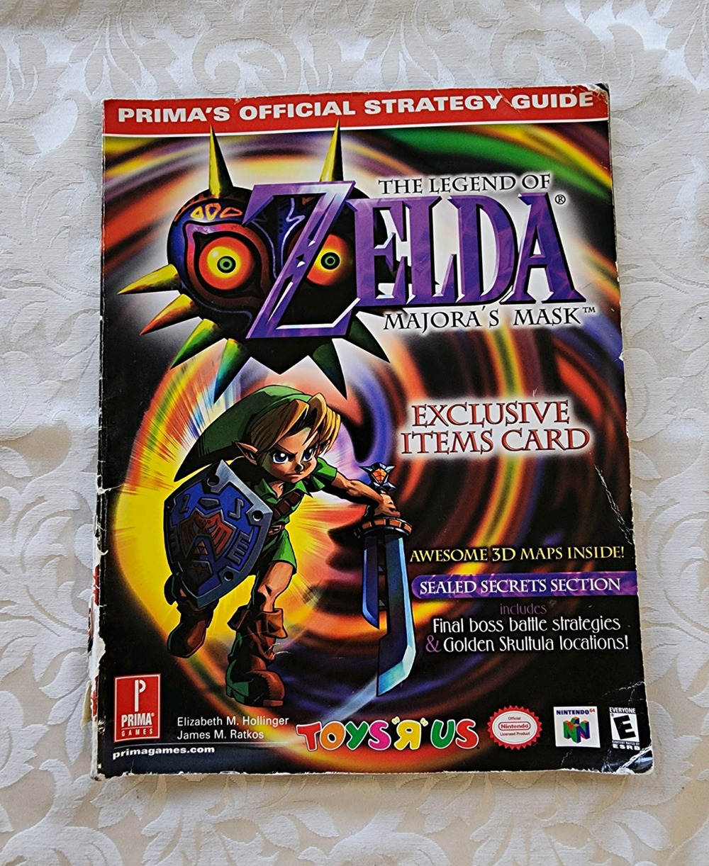 Prima Games The Legend of Zelda Majora's Mask Strategy Guide Exclusive Card 2000